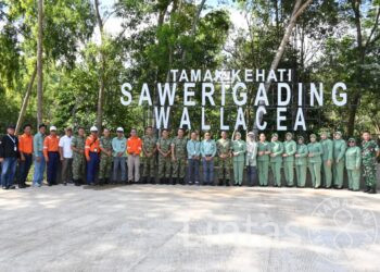 Wujud Kepedulian terhadap Lingkungan, Pangdam XIV/Hasanuddin Tinggalkan Jejak Hijau di Taman Kehati