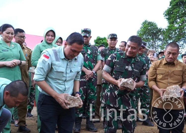 Pangdam XIV/Hsn Kobarkan Semangat Gotong Royong Untuk Kesejahteraan Rakyat, KDKMP Sorowako Resmi Dibangun
