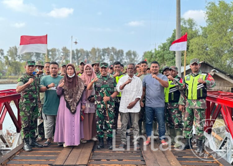 Hadir Pulihkan Harapan Warga Bireuen, TNI AD Rampungkan Pembangunan Jembatan Bailey