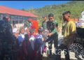 Gelorakan Lagi Semangat Belajar Anak-Anak Rusip Antara, TNI AD Bagikan Tas Sekolah