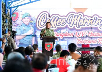 Perkuat Silaturahmi dan Sinergi, Pangdam XIV/Hasanuddin Gelar Coffee Morning Bersama Media