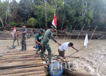 “Rusak Pasca Banjir, Kasad Bantu Operasional kembali sejumlah Fasilitas Pendidikan di Aceh “