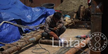 Jembatan Gantung Dibangun, Akses Warga Mesuji Raya dan Tulung Selapan Kian Lancar