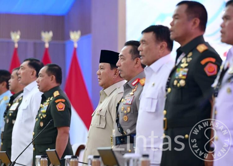Wadan Kodiklatad Hadiri Rapim TNI – Polri, Presiden : TNI-Polri Harus Diperkuat, Profesional dan Dekat Dengan Rakyat