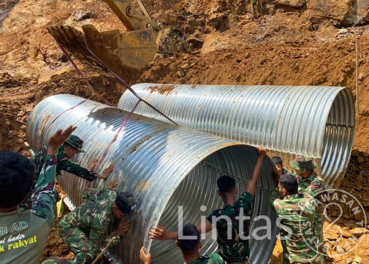 Jembatan Armco Titik Kedua Rampung, Bukti Komitmen Kodam I/BB Pulihkan Infrastruktur