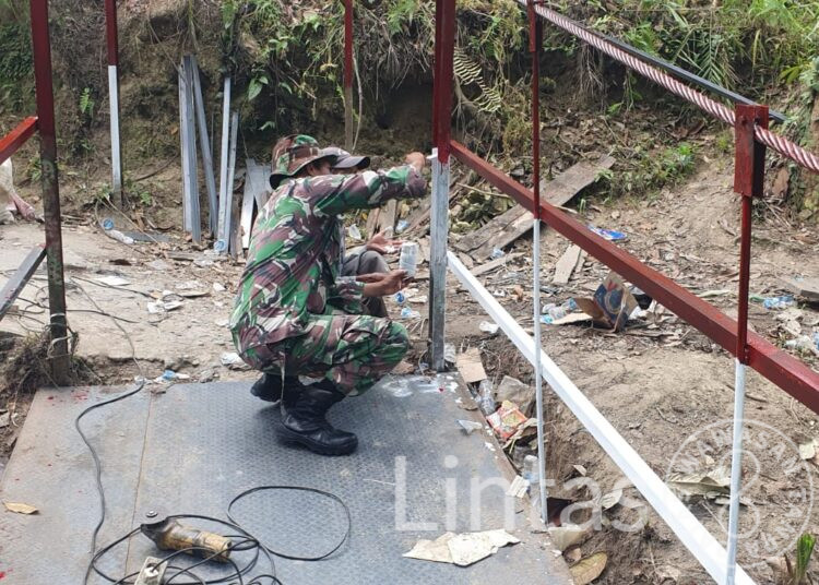 Rehab Jembatan Gantung Desa Halimbe Rampung, Mobilitas Warga Kembali Normal