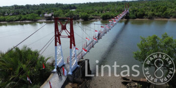 Rehab Jembatan Gantung Perintis Garuda Rampung, Akses Warga Desa Dogang Kembali Lancar