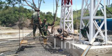 Progres Signifikan, Jembatan Gantung 120 Meter di Burlah Segera Sambungkan Empat Desa