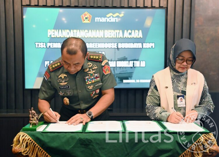 Perkuat Sinergi dan Pemberdayaan, Dankodiklatad Pimpin Penandatanganan Perjanjian Bantuan Pembangunan Greenhouse Kopi
