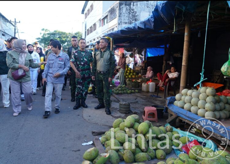 Kawal Stabilitas Pangan, Pangdam XIV/Hsn Bersama Forkopimda Sulsel Sidak Pasar Terong Makassar