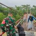Jembatan Gantung Desa Jati Mulia Kembali Normal, Akses Antar Dusun Pulih