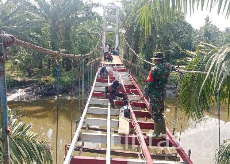 Rehab Tuntas, Jembatan Mandarsah Kembali Hubungkan Dua Desa