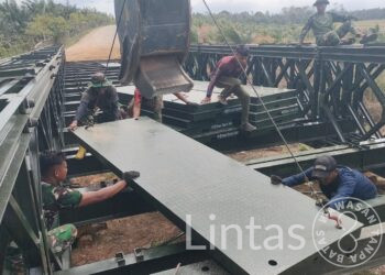 Progres Capai 92 Persen, Jembatan Bailey Blang Reubik–Buket Sendang Segera Rampung