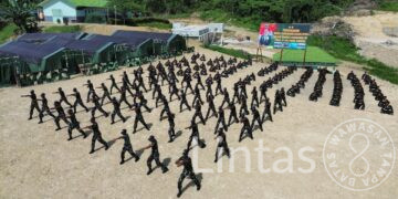 Wadan Kodiklatad Tinjau Latihan Yonif TP 864/NN, Tekankan Profesionalisme dan Naluri Tempur Prajurit