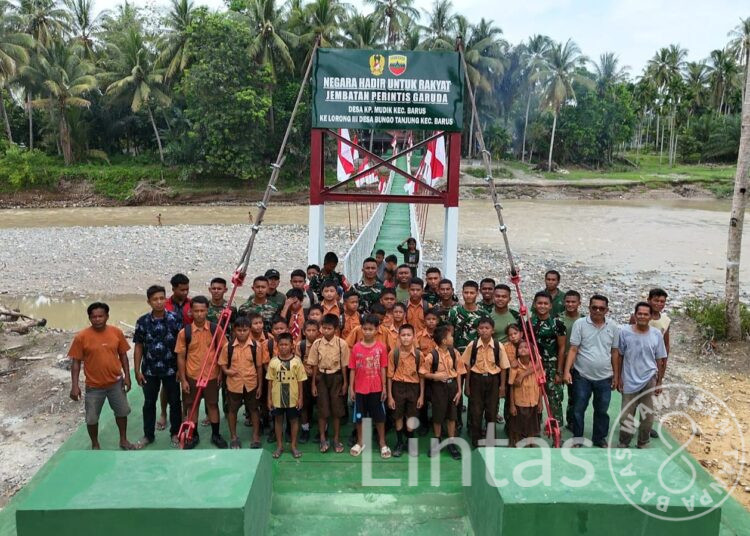Jembatan Perintis Garuda di Barus Rampung Dibangun, Dukung Mobilitas Warga