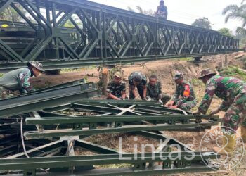 Progres Jembatan Bailey Kodam IM Capai 53,4 Persen, 39 Unit Sudah Dimanfaatkan Warga