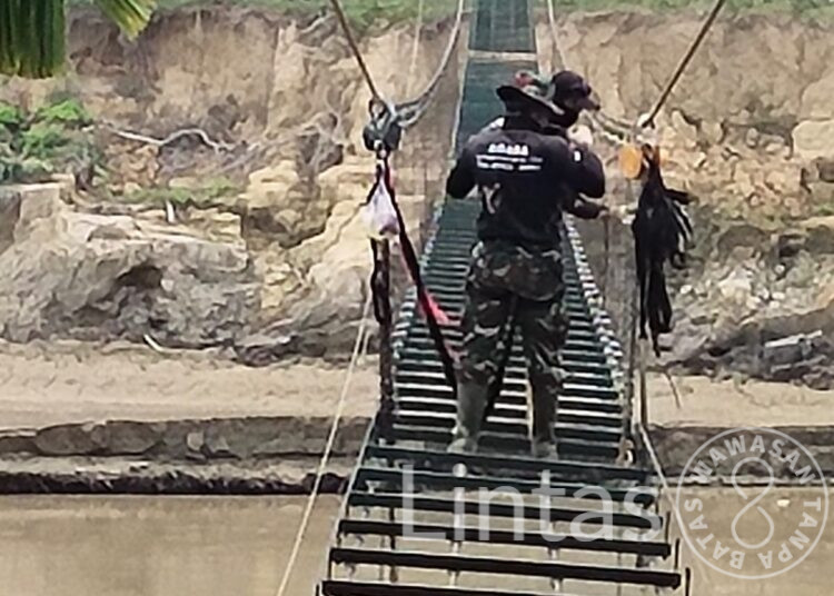 Progres Jembatan Gantung Sekerak Tembus 79,90 Persen, Akses Warga Segera Pulih