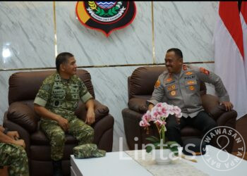 Perkuat Silaturahmi dan Sinergitas, Pangdam XIV/Hasanuddin Kunjungi Polda Sultra