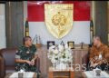 Hangat dan Penuh Keakraban, Pangdam XIV/Hsn Terima Kunjungan dari Bank Syariah Indonesia Wilayah Indonesia Timur