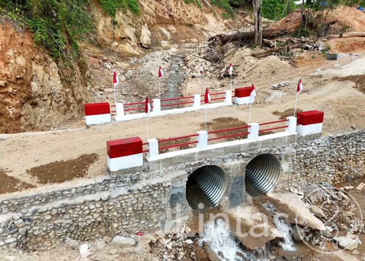Jembatan Armco di Sungai Sigiring-giring Rampung, Akses Warga Tukka Kembali Normal