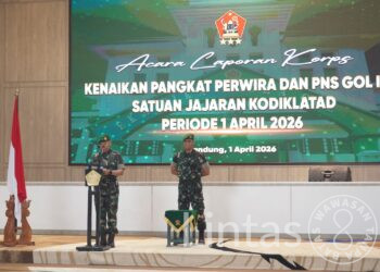 Laporan Korps Kenaikan Pangkat di Kodiklatad, Dankodiklatad : Motivasi Pengabdian Terbaik