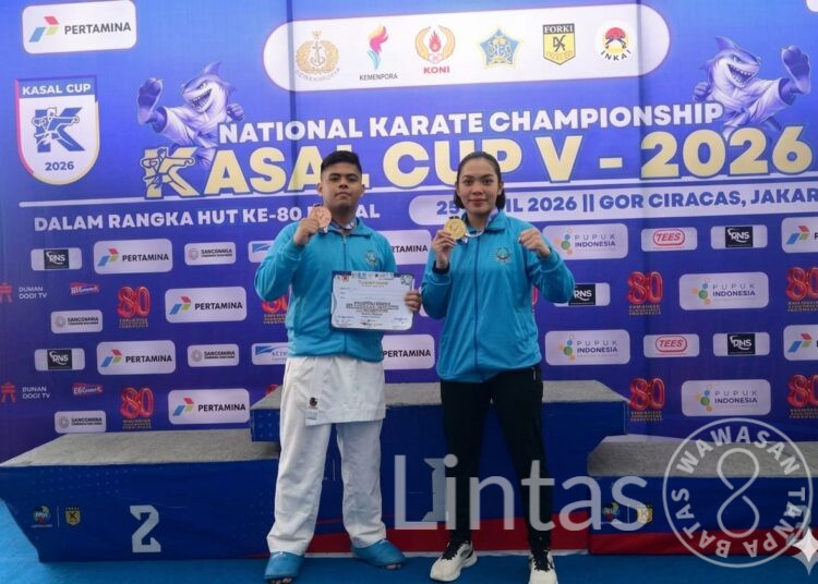 Dua Personel Lanud Husein Sastranegara Harumkan TNI AU di National Open Karate Championship Kasal Cup V 2026
