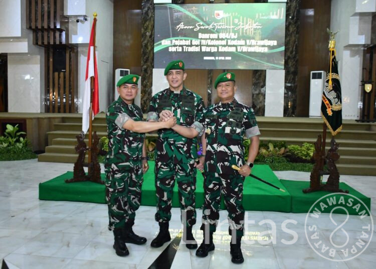 Estafet Kepemimpinan Korem 083/Baladhika Jaya Bergulir, Pangdam Tekankan Kepemimpinan Tangguh dan Rendah Hati