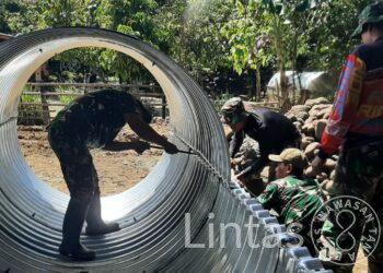Jembatan Armco Wampu Rampung, Akses dan Aktivitas Warga Kembali Lancar