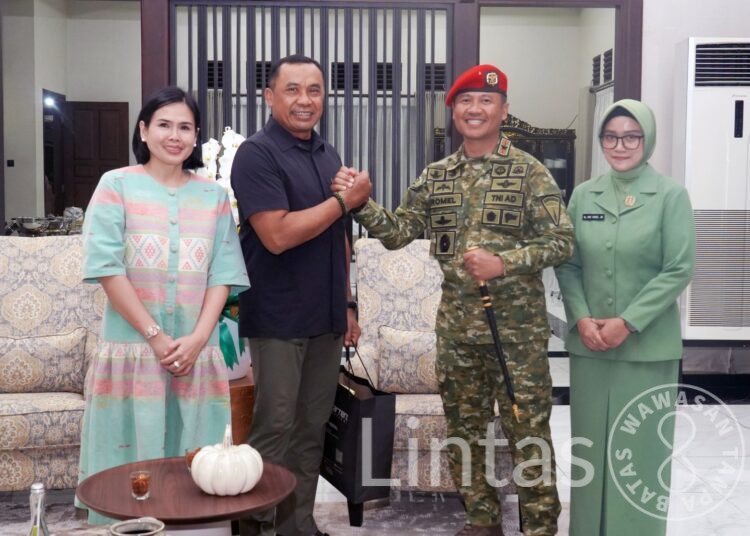 Dankodiklatad Terima Anjangsana Danpusdiklatpassus, Pererat Silaturahmi dan Pengabdian