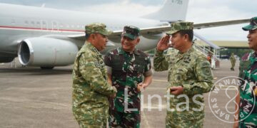 Tiga Matra TNI Sambut Asops Panglima TNI, Wujud Nyata Soliditas Pertahanan NKRI di Sulawesi