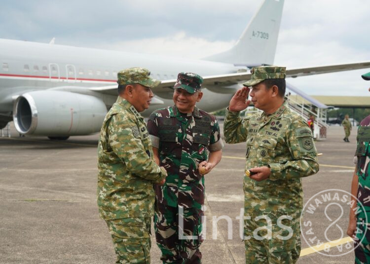 Tiga Matra TNI Sambut Asops Panglima TNI, Wujud Nyata Soliditas Pertahanan NKRI di Sulawesi