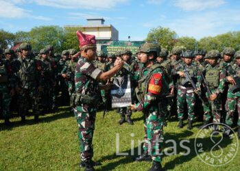 Pangdam XIV/Hasanuddin Kobarkan Mental Petarung, Satgas Yonif 721 Siap Jaga Perbatasan