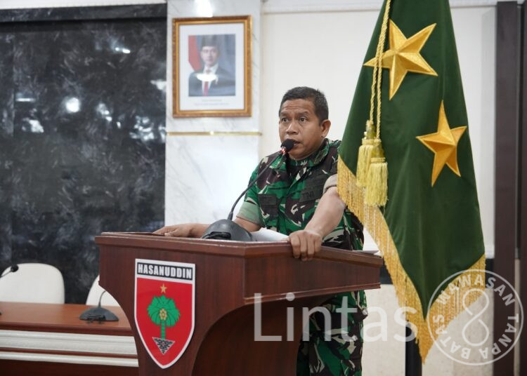 Kasdam XIV/Hasanuddin Mantapkan Kesiapan TMMD ke-128 Kodam XIV/Hsn TA 2026