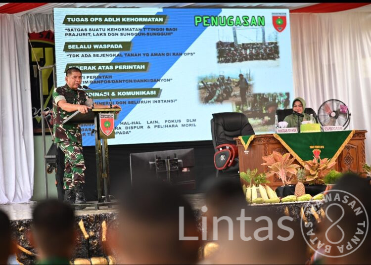 Kobaran Semangat di Yonif 726, Pangdam XIV/Hasanuddin Kobarkan Semangat Pantang Menyerah Prajurit