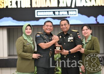 Pangdam XIV/Hasanuddin Pimpin Sertijab, Orang Nomor Tiga di Kodam Resmi Berganti