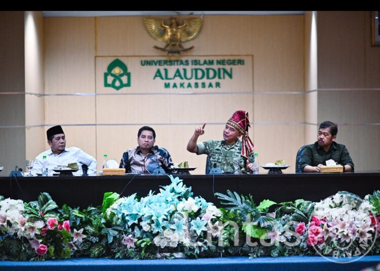 Gugah Generasi Emas! Pangdam XIV/Hsn Soroti Ancaman Global, Kobarkan Semangat Bela Negara di Kampus UIN Alauddin