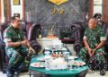 Audiensi Dankodiklatad dengan Pangdam XIII/Merdeka, Perkuat Sinergi Pembinaan LatihanManado