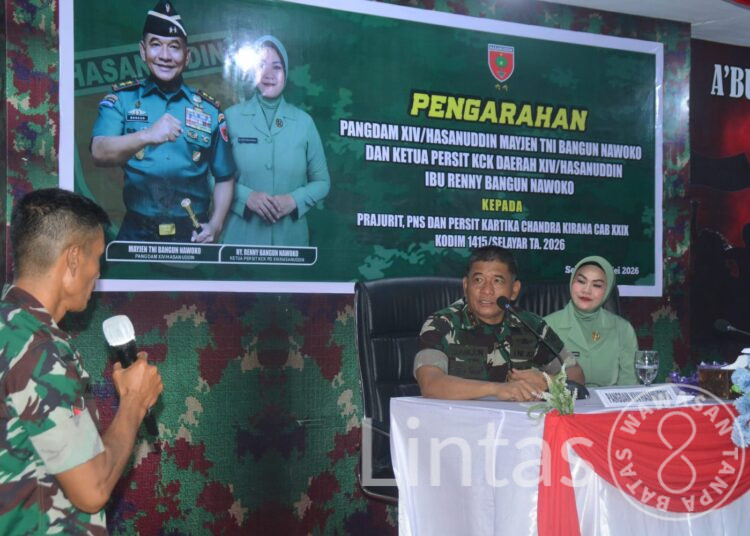 Kunker di Kodim 1415/Selayar, Pangdam XIV/Hsn Tegaskan Prajurit di Pulau Terluar adalah Simbol Kehadiran Negara