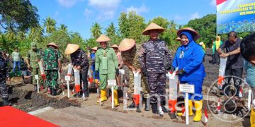 Dukung Ketahanan Pangan Nasional, Pangdam XIV/Hsn Turun Langsung Tanam Kedelai di Selayar