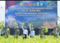 Dukung Ketahanan Pangan Nasional, Kasad Hadiri Panen Raya Kedelai di Nganjuk