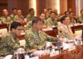 Bahas Geopolitik Global dan Kesiapan Pertahanan, Kasad Ikuti Rapat Kerja dengan Komisi I DPR RI
