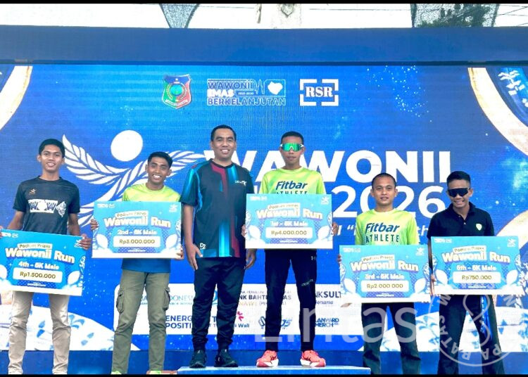 Atlet Kodam XIV/Hasanuddin Ukir Prestasi di Wawonii Run 2026, Harumkan Nama Satuan di Ajang Bergengsi Sultra