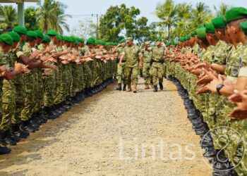 Wakasad Dampingi Wapang TNI Tinjau Program Strategis Pemerintah di Pandeglang