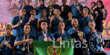 Kontingen Karate Kodam III/Slw Raih Juara Umum I di Kejuaraan Nasional Karate Indonesia Open Championship  Piala Presiden RI tahun 2026