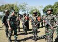 Kasdam XIV/Hsn Cek Kesiapan Satgas Yonif 726/TML, Prajurit Tamalatea Siap Jaga Kedaulatan NKRI di Papua