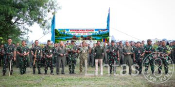 Dukung Gerakan Indonesia ASRI, Lanud Halim Perdanakusuma Tanam 1.300 Pohon
