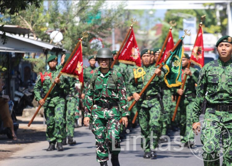 Yonif 515 UTY/9/2 Kostrad Gelar Tradisi Penyambutan Macan Kumbang 47