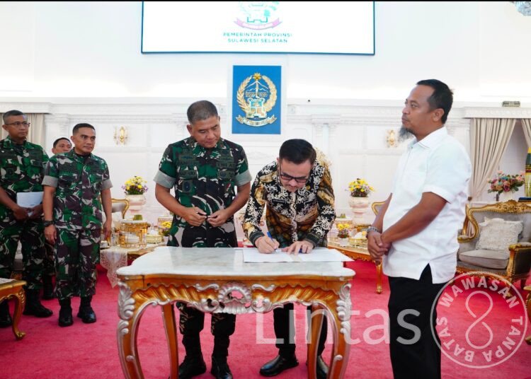 Satukan Kekuatan untuk Rakyat, Pangdam XIV/Hasanuddin Teken Kerja Sama Strategis dengan Pemprov Sulsel