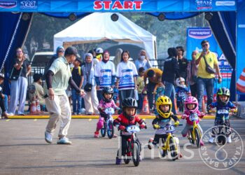 Kurangi Ketergantungan Gadget melalui Olahraga, Lanud Halim Perdanakusuma Fasilitasi Ratusan Atlet di “Brave Little Riders Pushbike Race