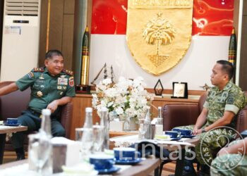 Perkuat Sinergi dan Penegakan Hukum, Pangdam XIV/Hsn Terima Kunjungan Silaturahmi Kadilmil III-16 Makassar